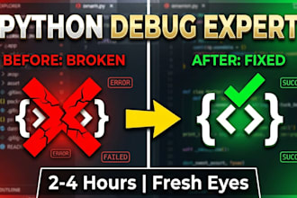 fix python errors fast