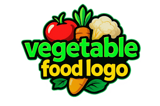 design a fresh vegetable and healthy food logo for your brand