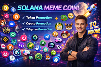 meme coin marketing solana memecoin promotion crypto twitter telegram growth