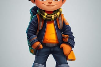 draw 2d game character