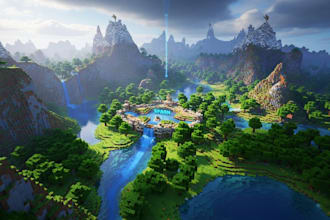 build custom minecraft survival hub and adventure worldpainter maps with java