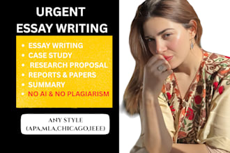 do urgent essay writing professionally