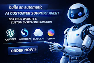 build an automatic ai customer support agent for your website system integration
