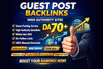 build powerful guest post backlinks with high da DR sites