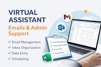 manage your emails and admin tasks as a reliable VA