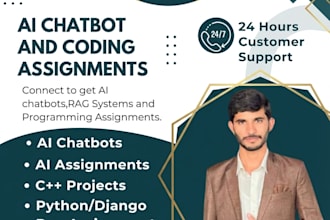 script ai chatbot development, coding assignments coding project