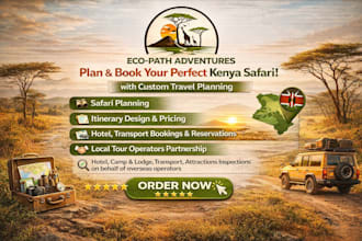 plan and book your perfect kenya safari with custom travel planning