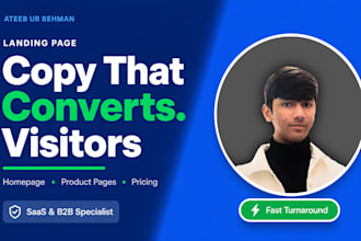 write high converting saas website copy