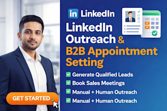linkedin marketing manager and b2b appointment setter