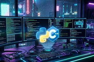 debug your code and write python or cpp scripts