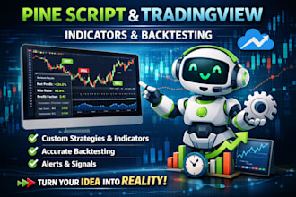 code custom pine script strategy or indicator for tradingview