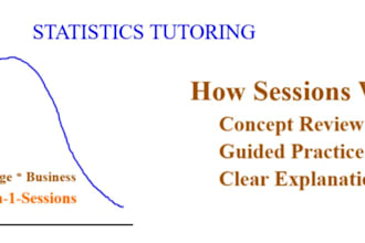 offer tutoring services for statistics and business math
