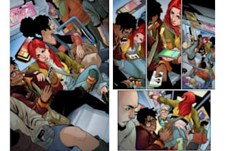 draw comic graphic novel comic book illustration comic strip comic nsfw comics
