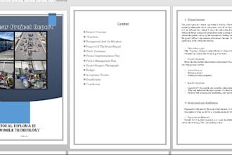 create a clear documentation for your project