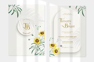 design elegant invitation cards