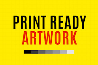 prepare, resize your design file into print ready prepress artwork