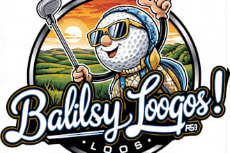 professional golf logo design for clubs, brands and tournaments