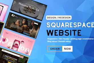 build squarespace site squarespace website design squarespace website redesign