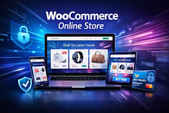 create a professional wordpress online shop with woocommerce