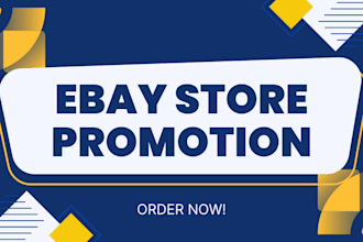 do ebay store promotion to increase traffic and sales