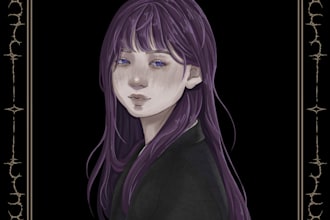 do an illustration of an oc or canon character
