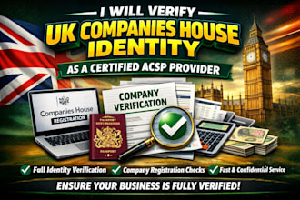 verify UK companies house identity as a certified acsp provider