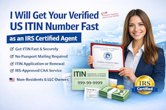 get your verified US itin number fast as an irs certified agent