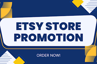 do etsy store promotion to increase traffic and sales