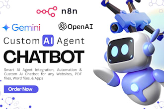 develop custom ai chatbots and ai agents using n8n