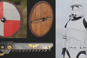 create high quality 3d models