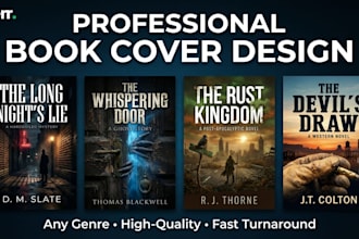 custom book cover design KDP, kindle, paperback, hardcover