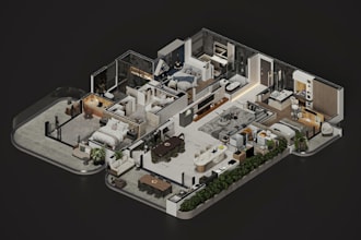 remodel house architecture layout rendering, interior, exterior design, 2d plan