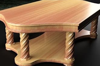 make model 3d  for wood work