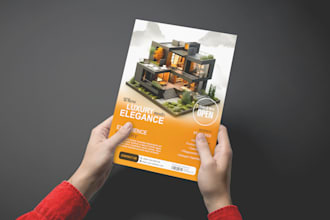 create business flyer, print ad and poster design
