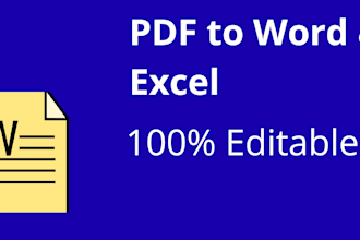 do PDF typing in word and excel