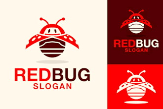 design amazing ladybug mascot logo delivered within two days
