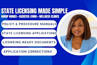 help home healthcare, hospice, wellness clinic with state licensing application