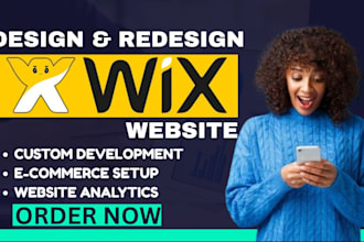 do wix website design redesign and online store setup for your business