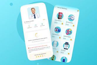 develop pharmacy app, telemedicine app, doctor app, nursing app, clinic app