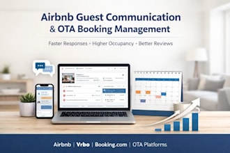 handle airbnb, vrbo, and ota guest communication and booking management