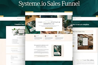 fix systeme io automation, systeme io sales funnel systeme io landing page