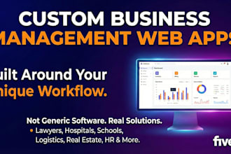 create custom dashboard, app or software