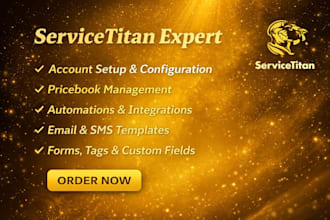 set up your servicetitan CRM setup for hvac plumbing service titan consulting