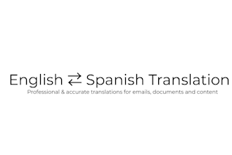 translate english to spanish or spanish to english manually
