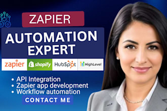 build zapier automation, zapier integration, webhook and ai automation workflows