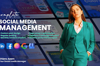 manage and grow your social media with creative strategy