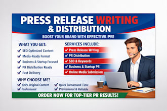 do press release writing and press release distribution USA UK PR SEO pro