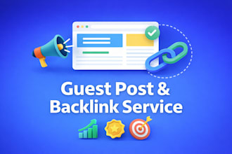 help you publish guest posts on relevant blogs