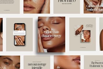 design canva skincare beauty templates cosmetic designs for your brand