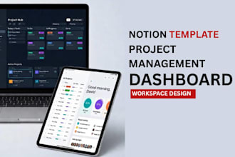 build custom notion template business dashboard automation crm workspace setup